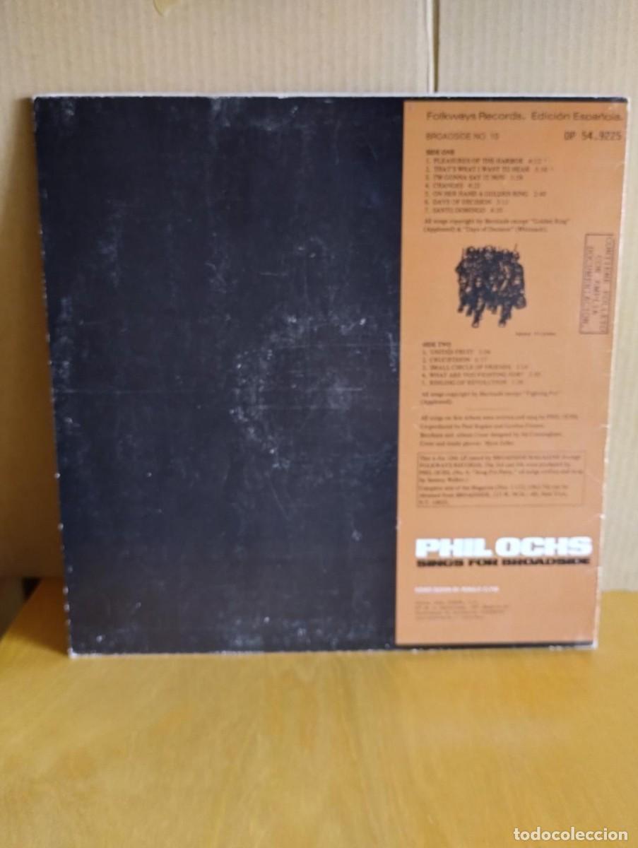 Discos de vinilo: PHIL OCHS ---- SINGS FOR BROADSIDE - Foto 2