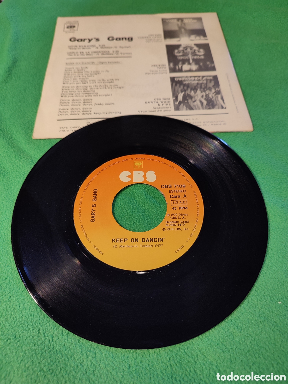 Discos de vinilo: Garys Gang - Sigue bailando - Foto 2