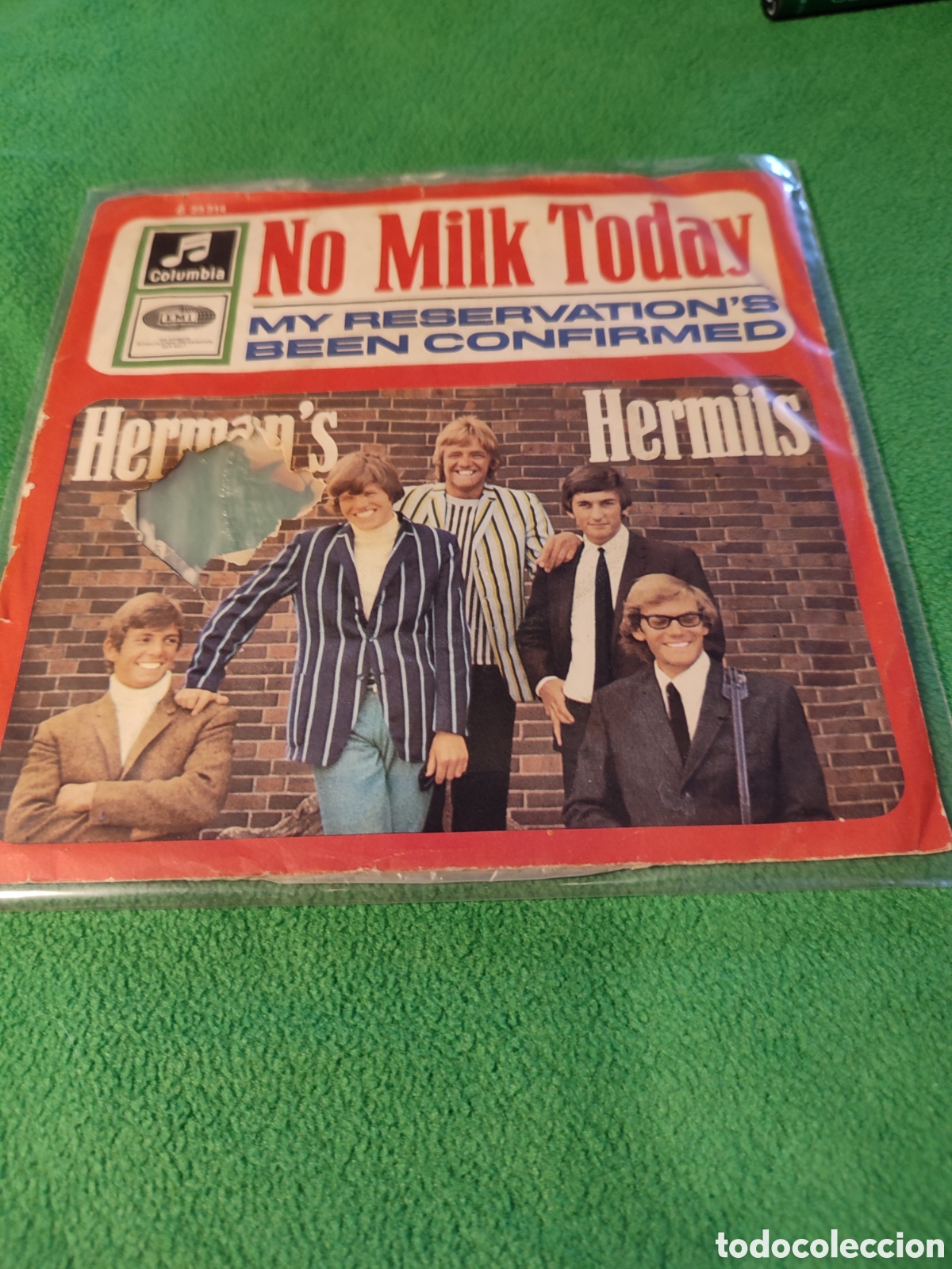 Discos de vinilo: Hermans Hermits - No milk today - Foto 1