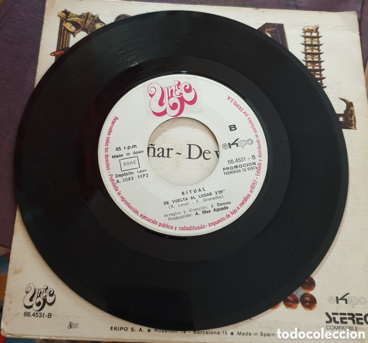 Discos de vinilo: Ritual - so&ntilde;ar, so&ntilde;ar - Foto 3