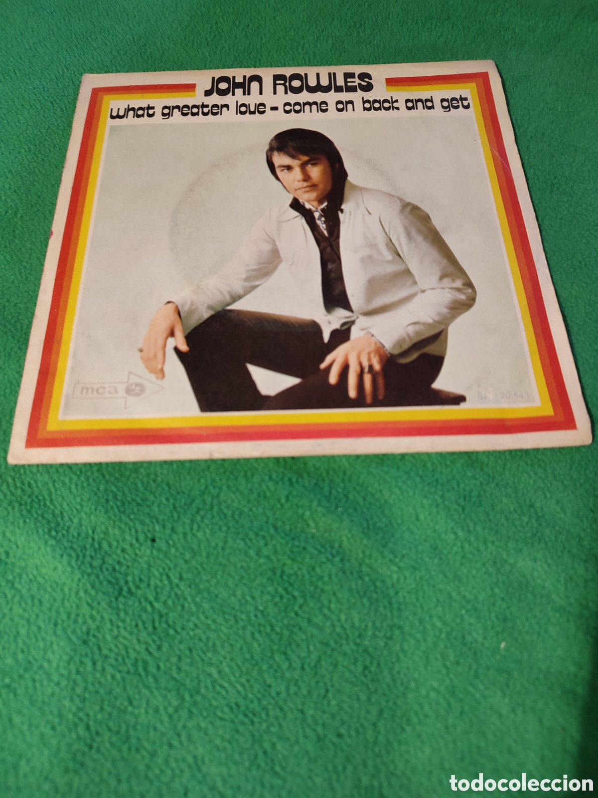 Discos de vinilo: John Rowles - What Greater love - Foto 1