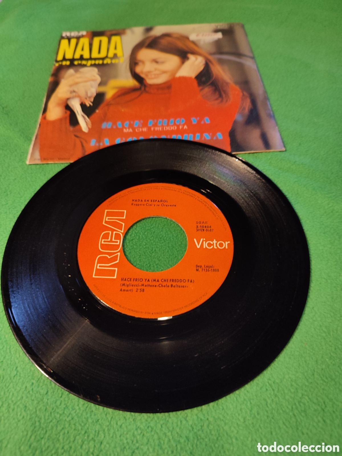 Discos de vinilo: Nada - Hace frio ya Vinilo single - Foto 2