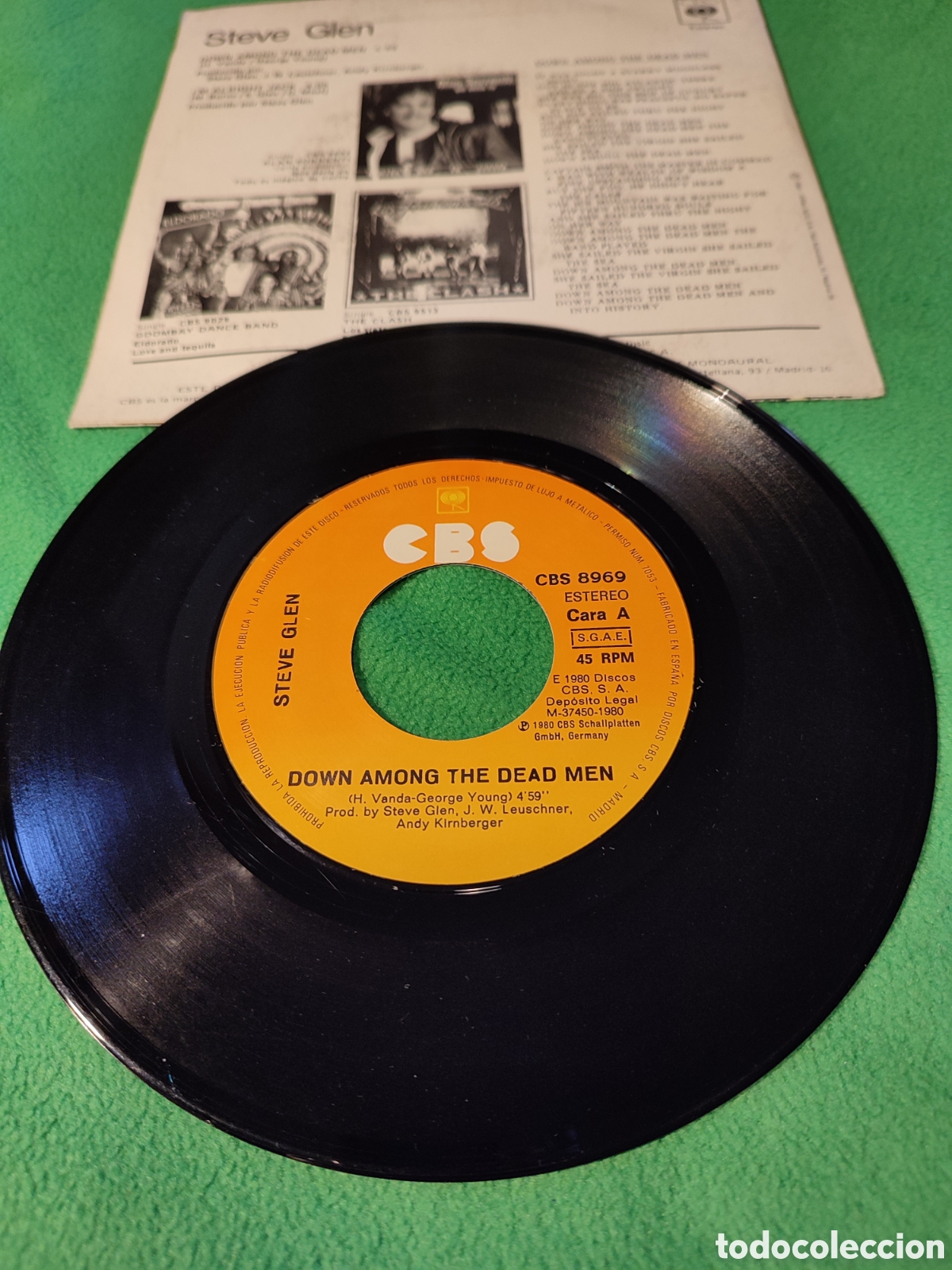 Discos de vinilo: Steve Glen - Down Among the dead men - Foto 2