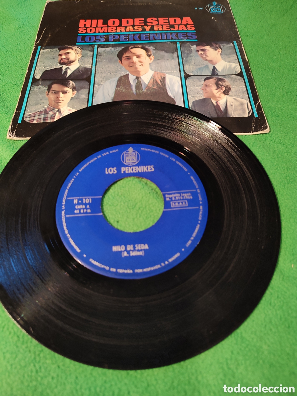 Discos de vinilo: Los Pekenikes - Hilo de seda - Foto 2