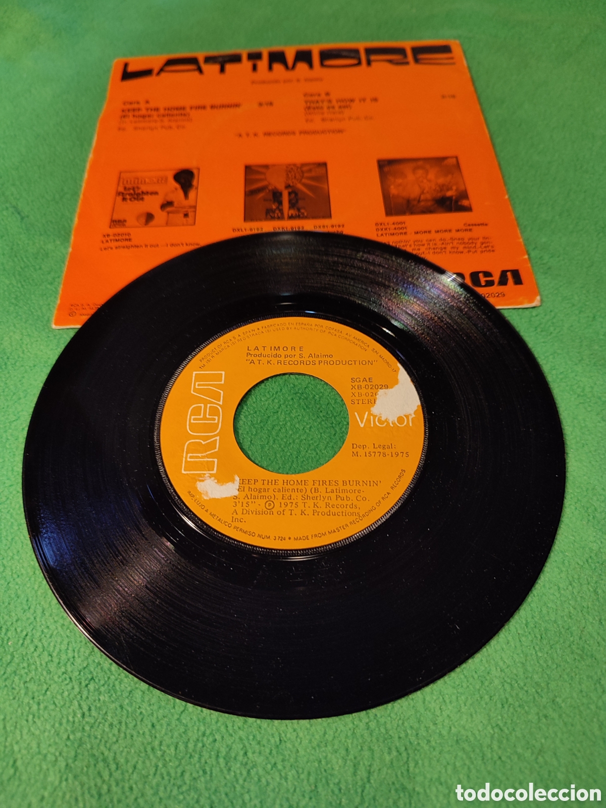 Discos de vinilo: Latimore - Keep the home fire burnin - Foto 2