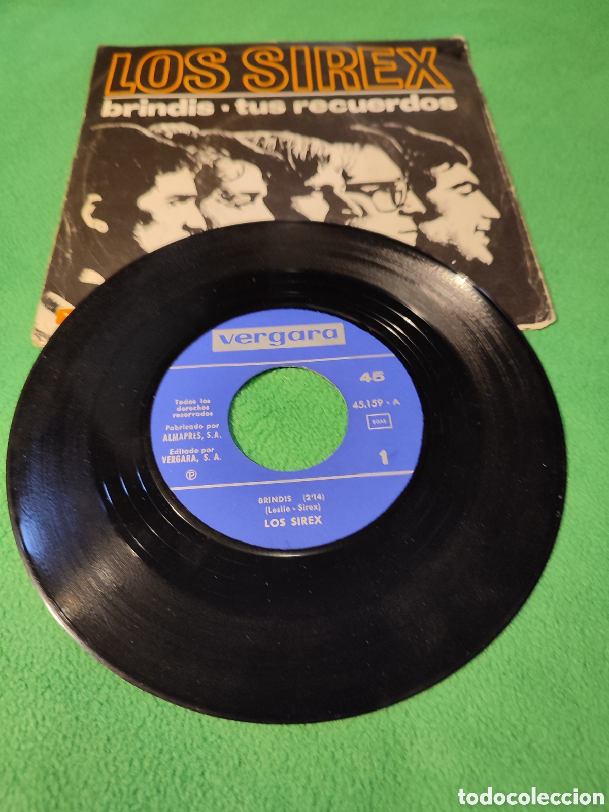 Discos de vinilo: Los Sirex - Brindis - Foto 2