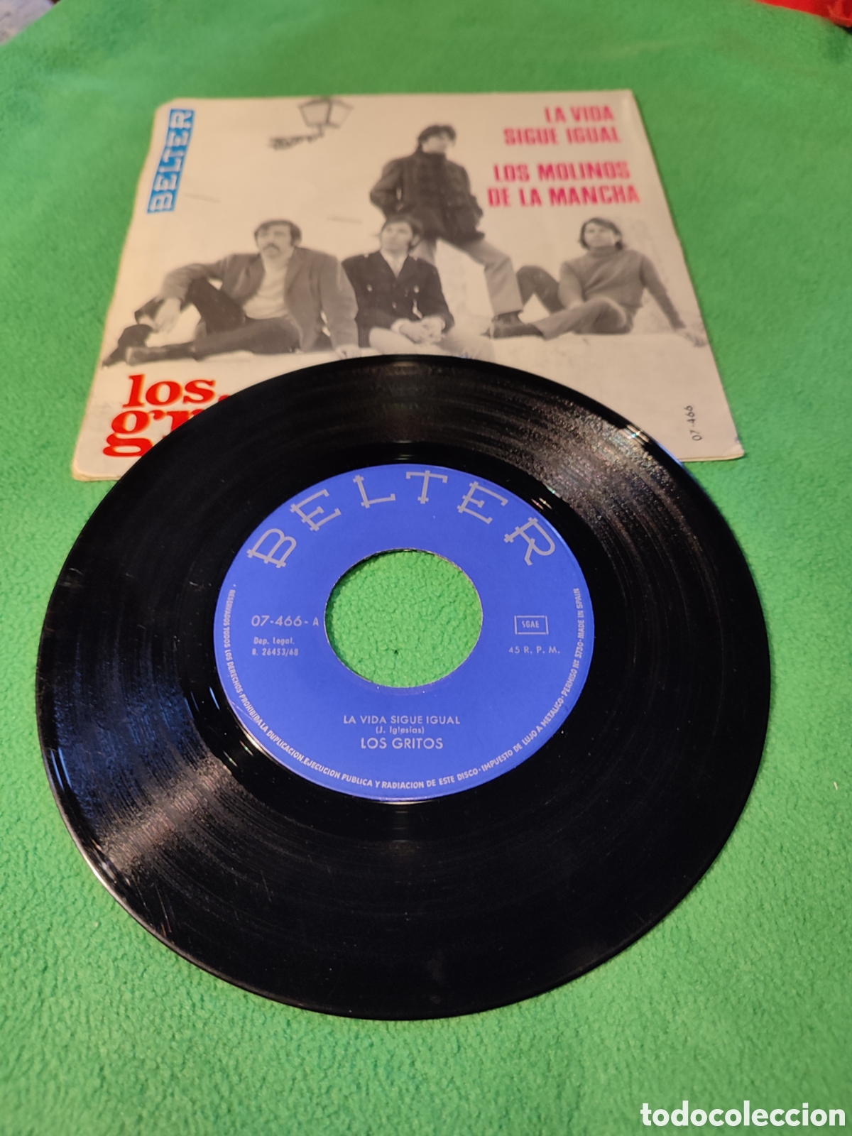 Discos de vinilo: Los Gritos - La vida sigue igual - Foto 2