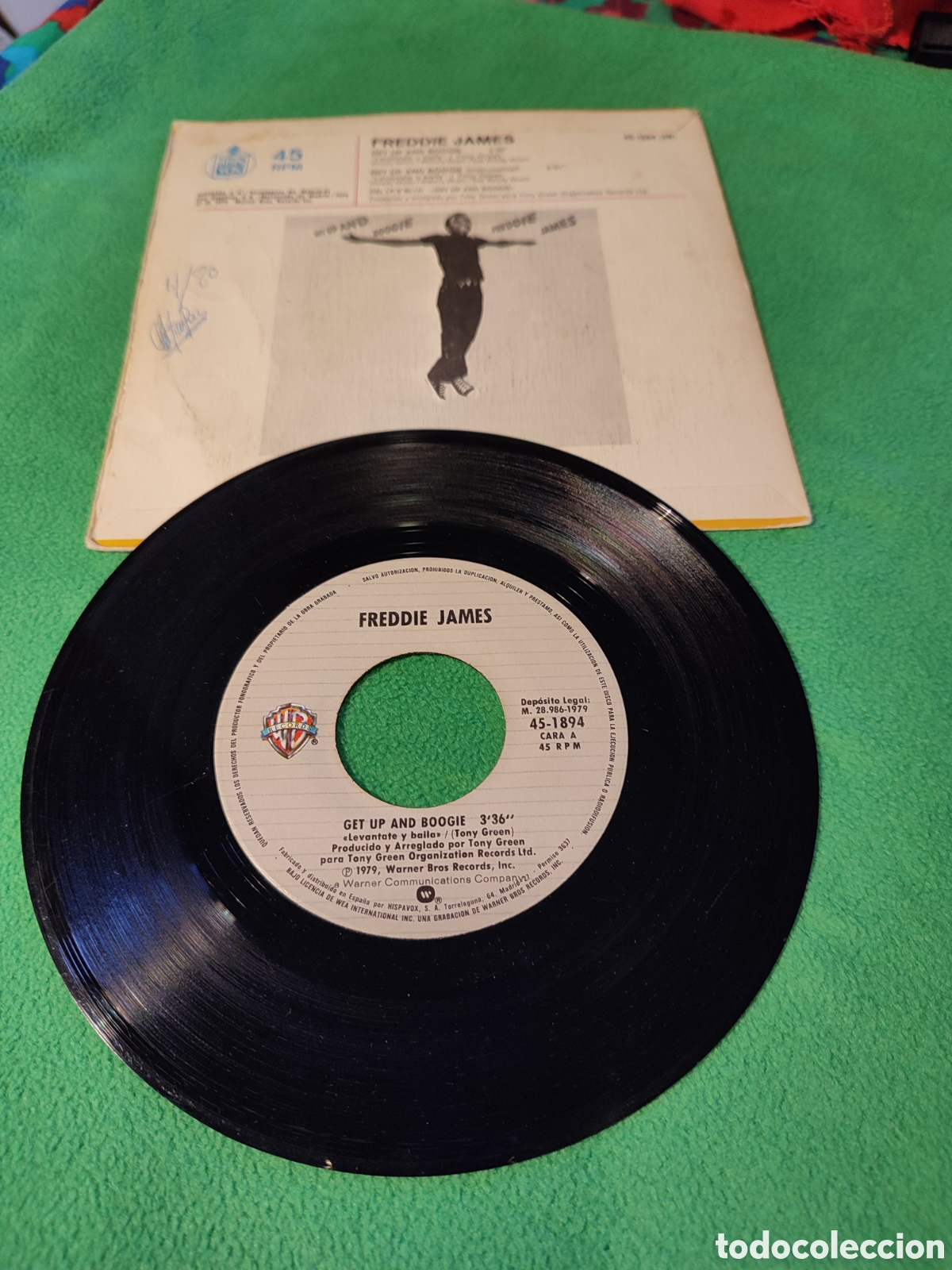 Discos de vinilo: Freddie James - Get Up and boogie - Foto 2