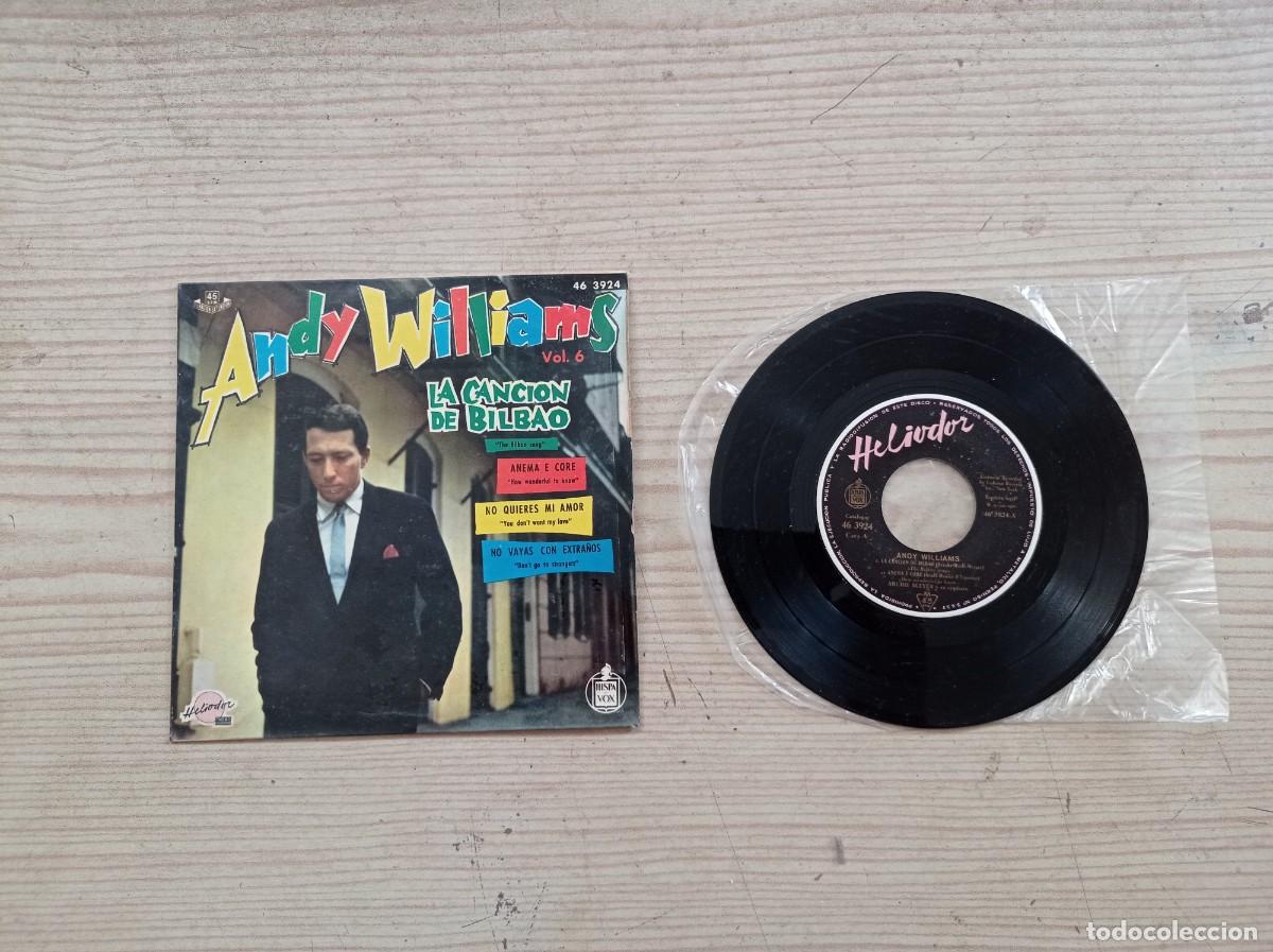 Discos de vinilo: Andy Williams - La Cancion De Bilbao - Anema E Core - ETC... EP - Foto 1