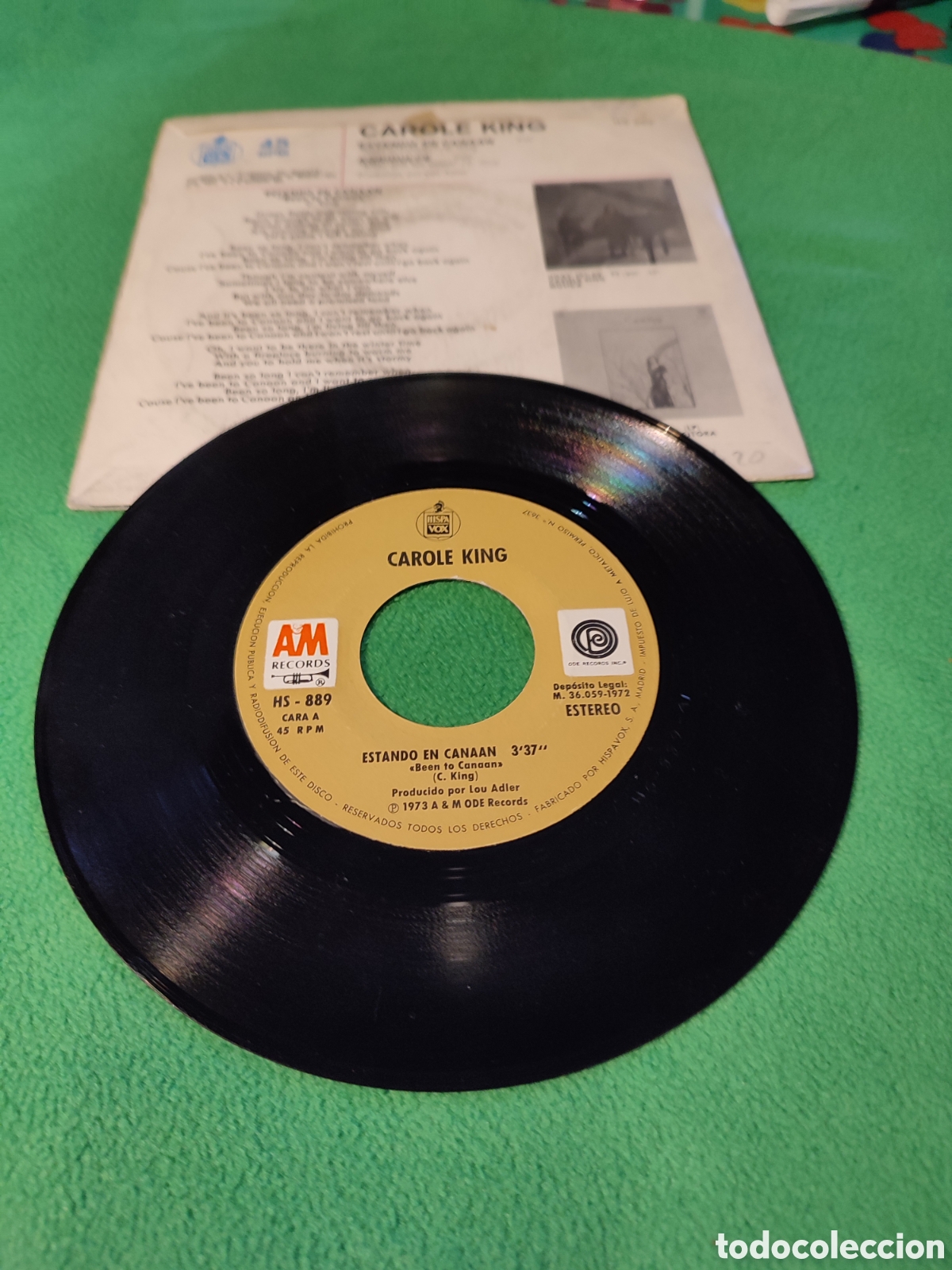Discos de vinilo: Carole King - Estando en Canaan - Foto 2