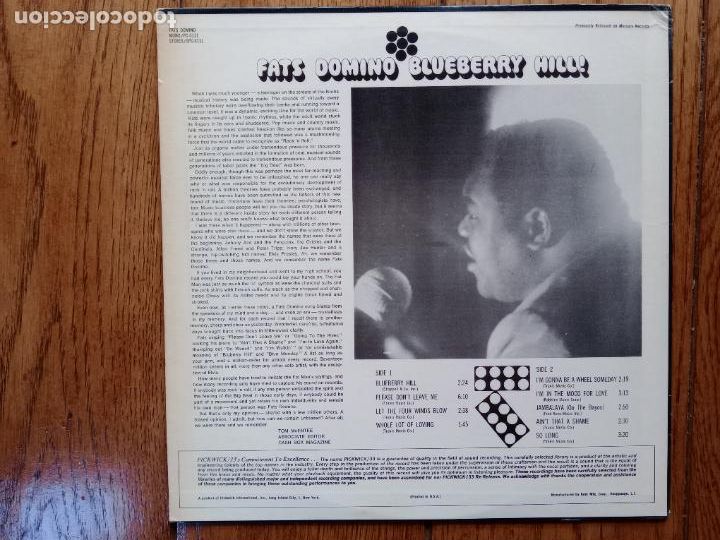 Discos de vinilo: Fats Domino - blueberry hill! - Foto 2
