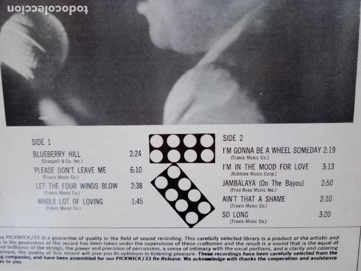 Discos de vinilo: Fats Domino - blueberry hill! - Foto 3
