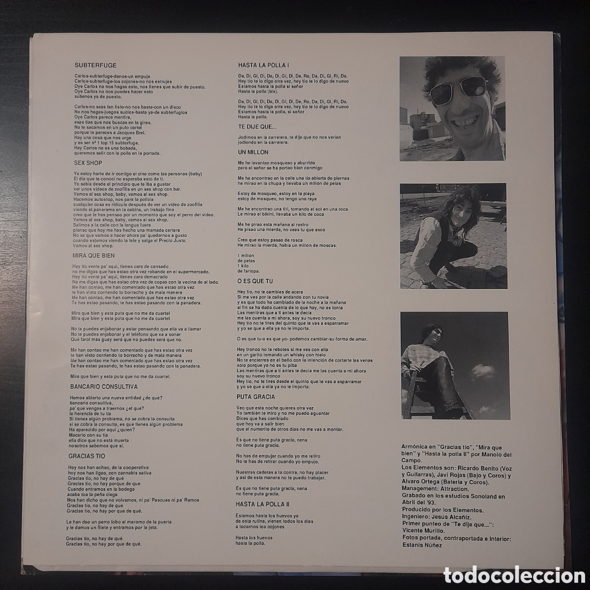 Discos de vinilo: Los Elementos &ndash; Los Elementos. Vinilo, LP, Album - Foto 3