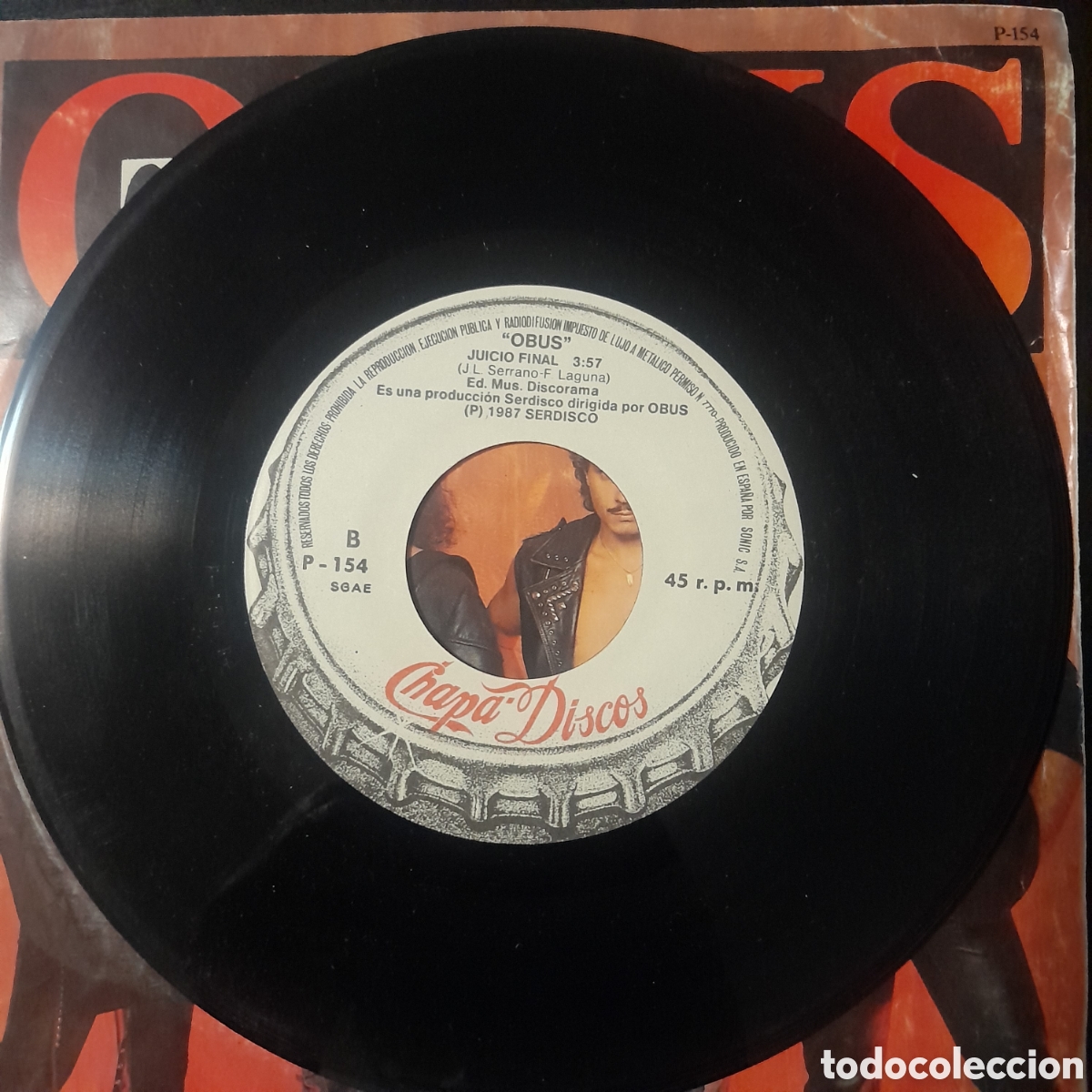 Discos de vinilo: Ob&uacute;s &ndash; Crisis. Vinilo, 7&rdquo;, Single, Promo - Foto 4