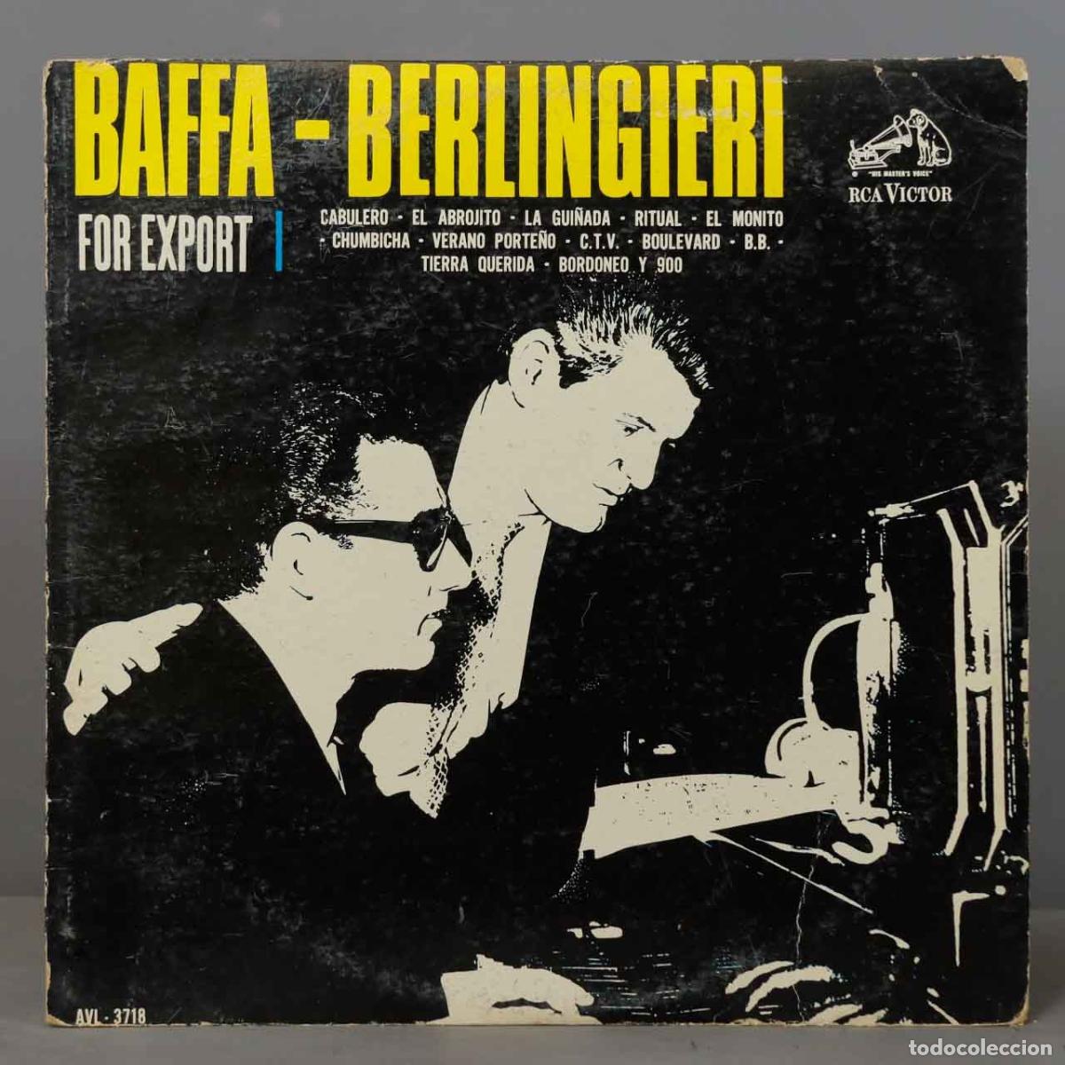 Discos de vinilo: LP. Baffa - Berlingieri &ndash; For Export - Foto 1