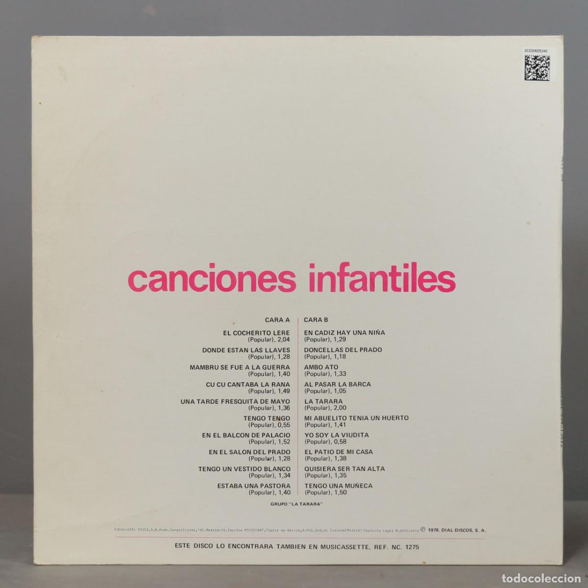 Discos de vinilo: LP. Canciones Infantiles - Foto 2