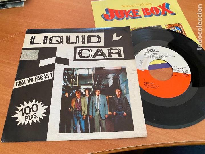 Discos de vinilo: LIQUID CAR (COM HO FARAS?) SINGLE ESPA&Ntilde;A 1981 (EPI26) - Foto 1