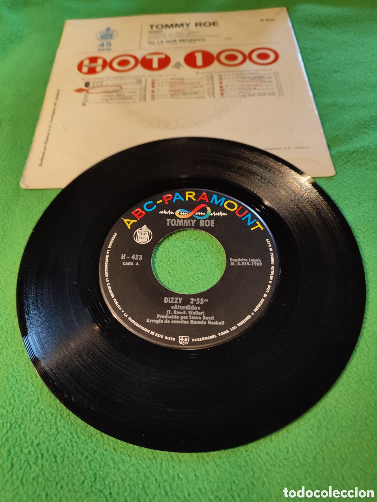 Discos de vinilo: Tommy Roe - Dizzy - Foto 2