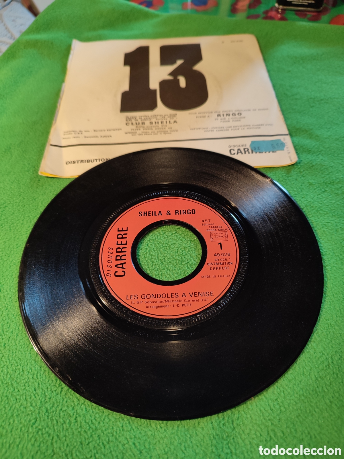 Discos de vinilo: Sheila & Ringo - Les gondoles a Venise - Foto 2