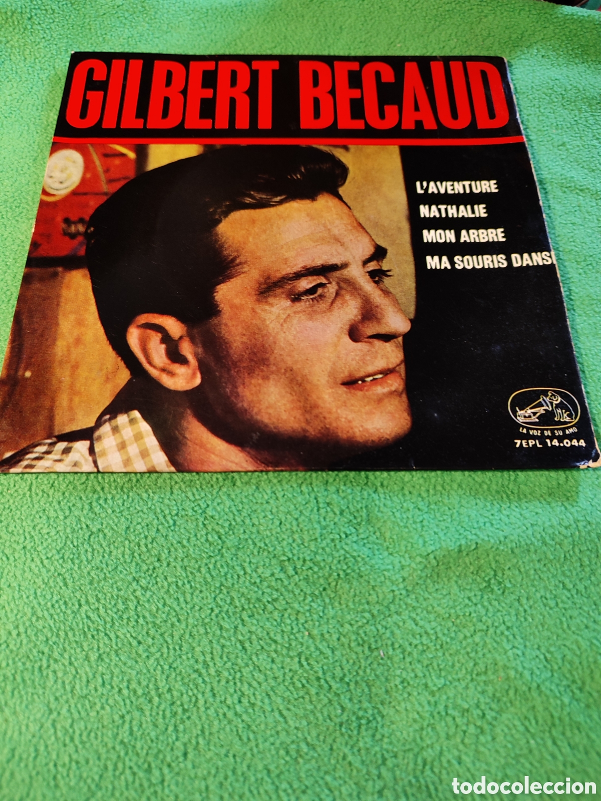 Discos de vinilo: Gilbert Becaud - Nathalie + 3 - Foto 1