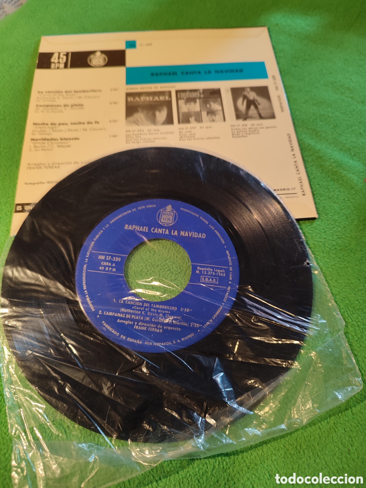Discos de vinilo: Raphael - La canci&oacute;n del tamborilero+ 3 - Foto 2