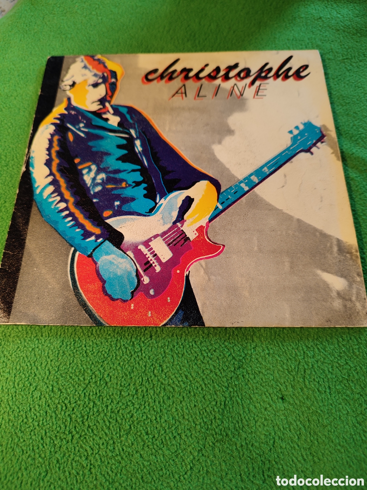 Discos de vinilo: Christophe - Aline single reedici&oacute;n - Foto 1