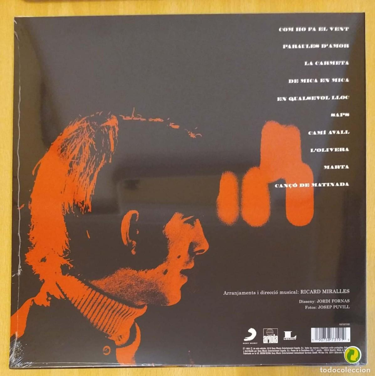 Discos de vinilo: JOAN MANUEL SERRAT (COM HO FA EL VENT) LP 2018 * Precintado - Foto 2