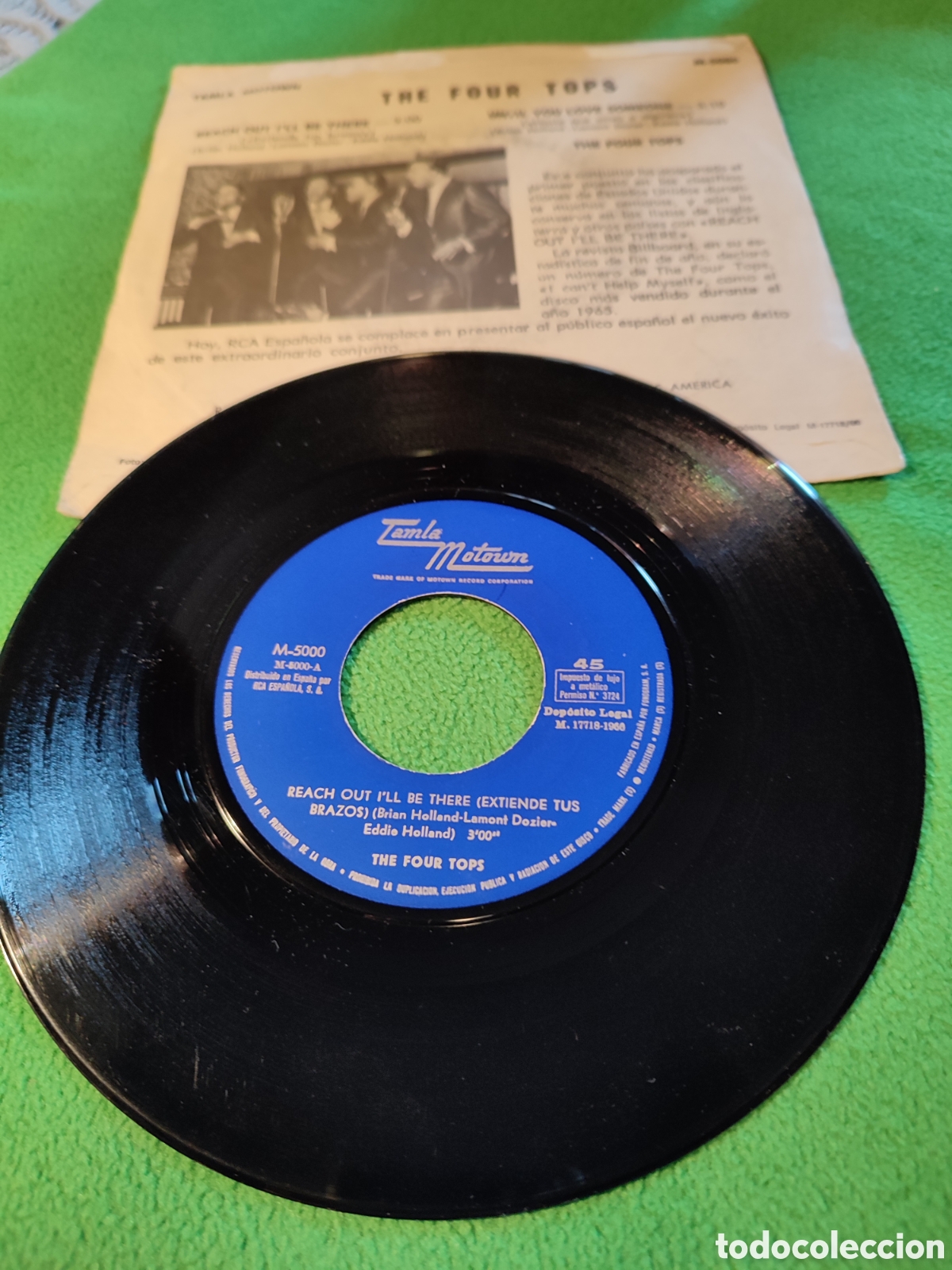 Discos de vinilo: Four Tops - Reach out ill be there - Foto 2