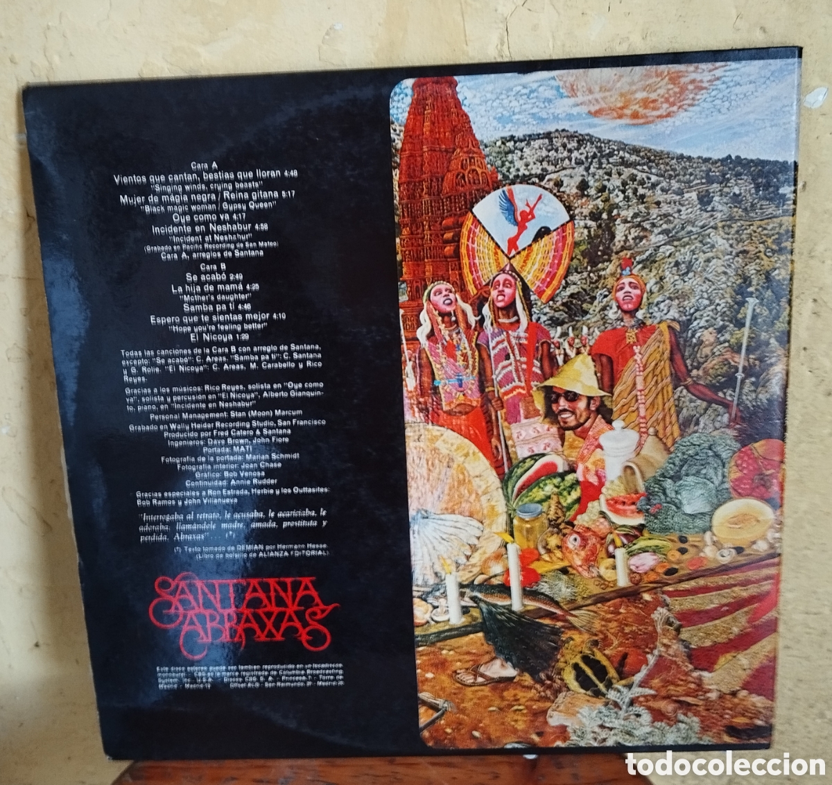 Discos de vinilo: Santana , abraxas 1970 - Foto 2
