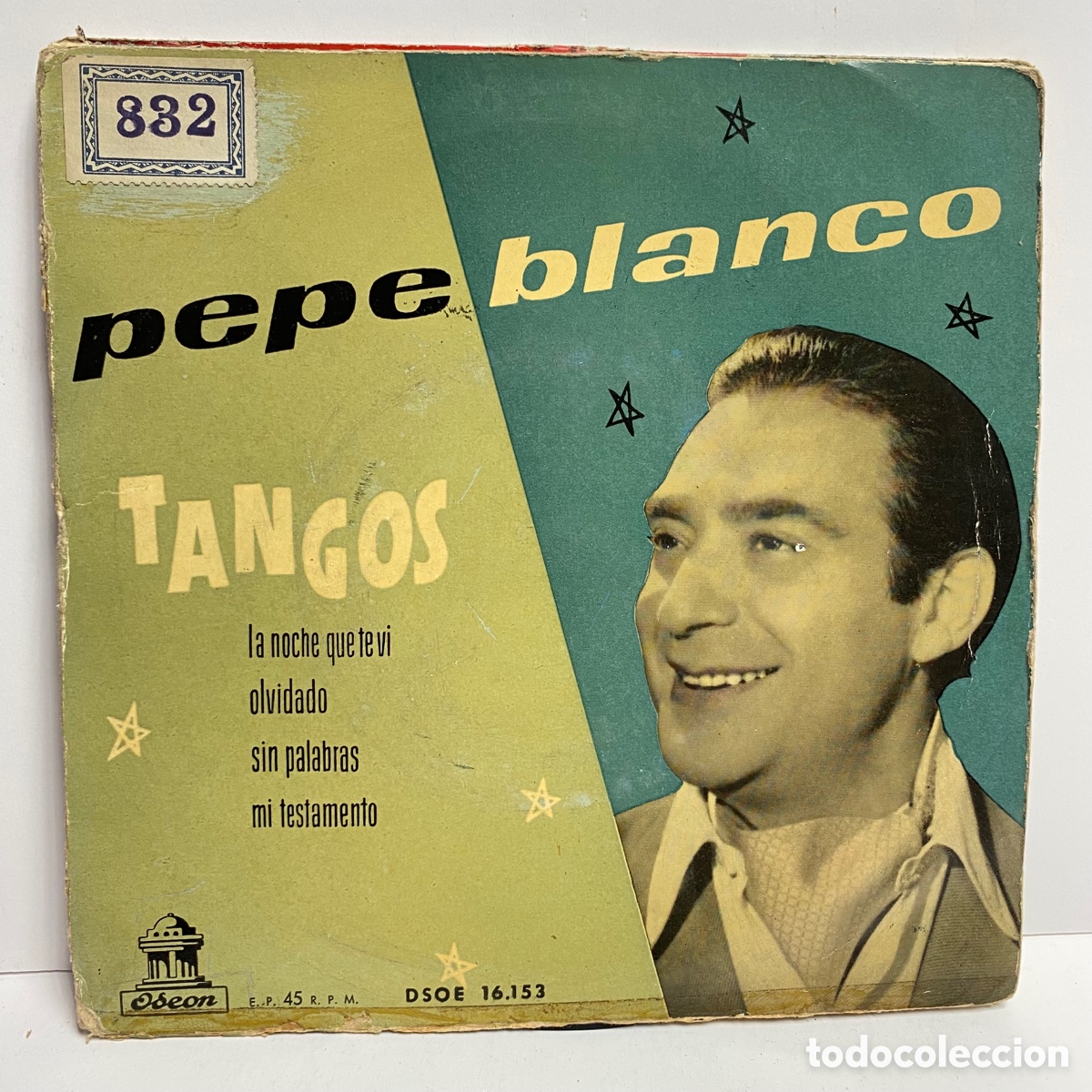 Discos de vinilo: Pepe Blanco - Tangos (7&rdquo;, EP) - Foto 1