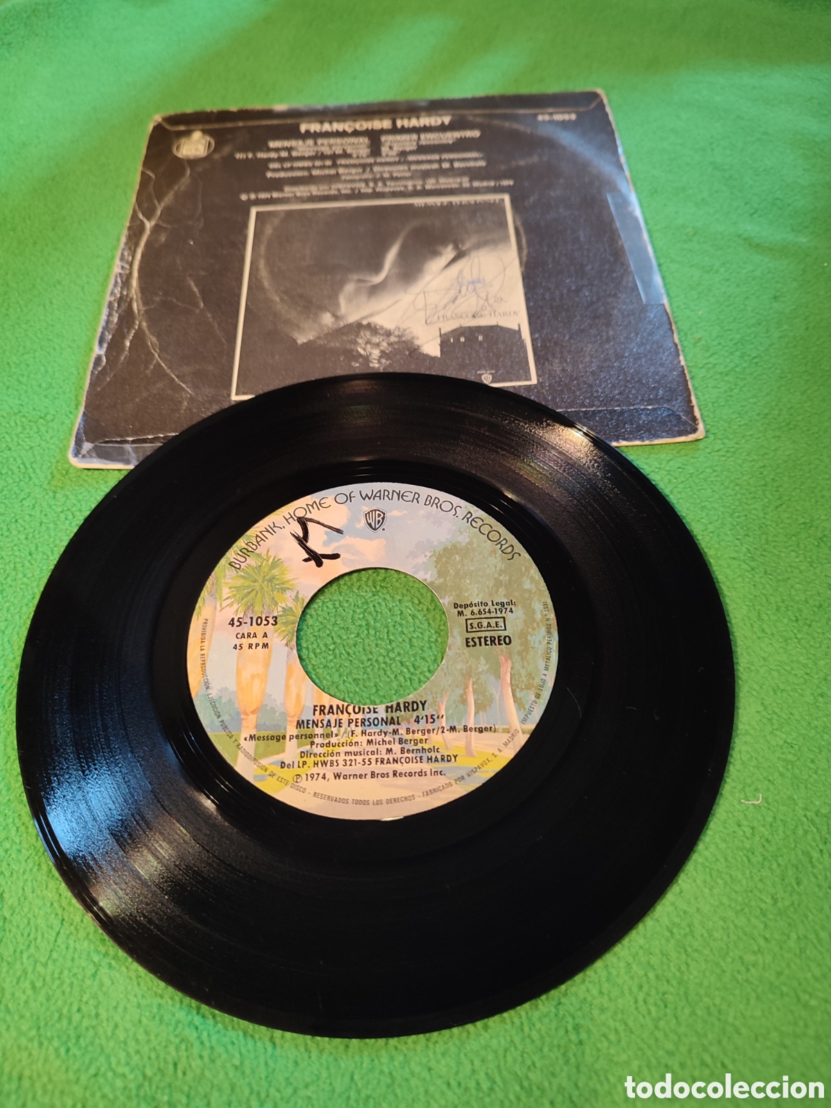 Discos de vinilo: Francoise Hardy - Mensaje personal - Foto 2