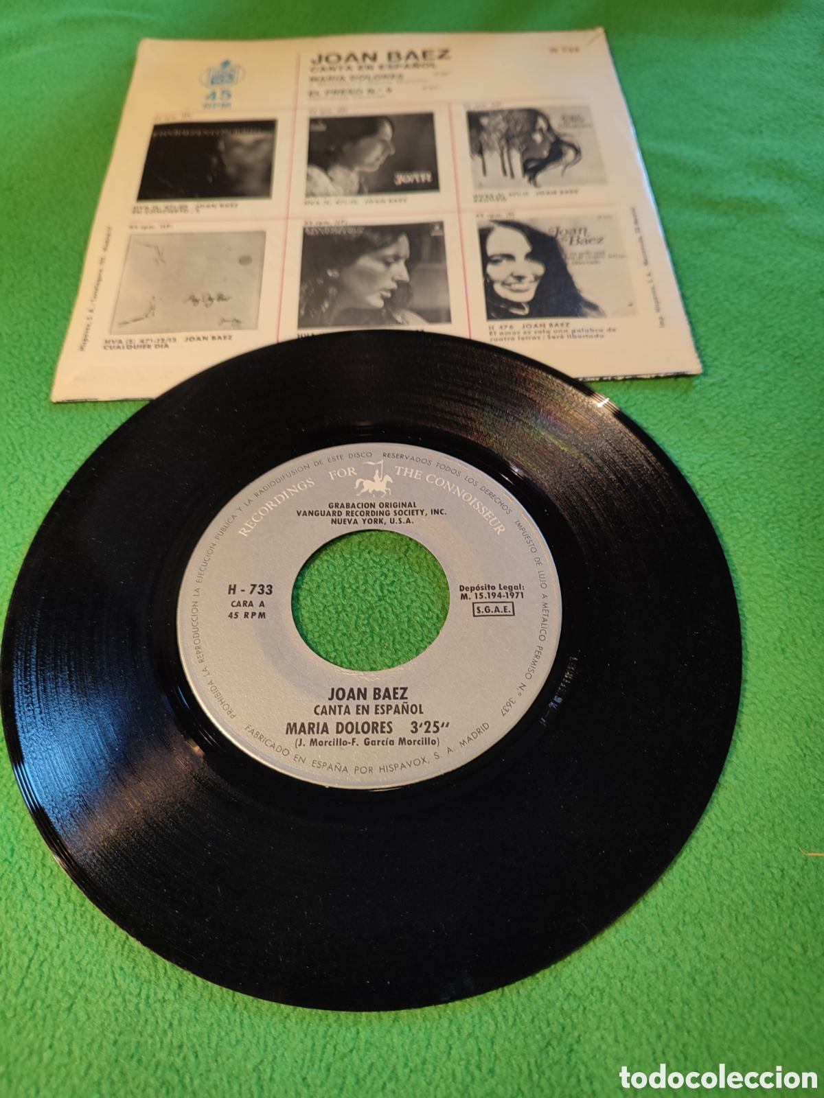 Discos de vinilo: Joan B&aacute;ez - Mar&iacute;a Dolores - Foto 2
