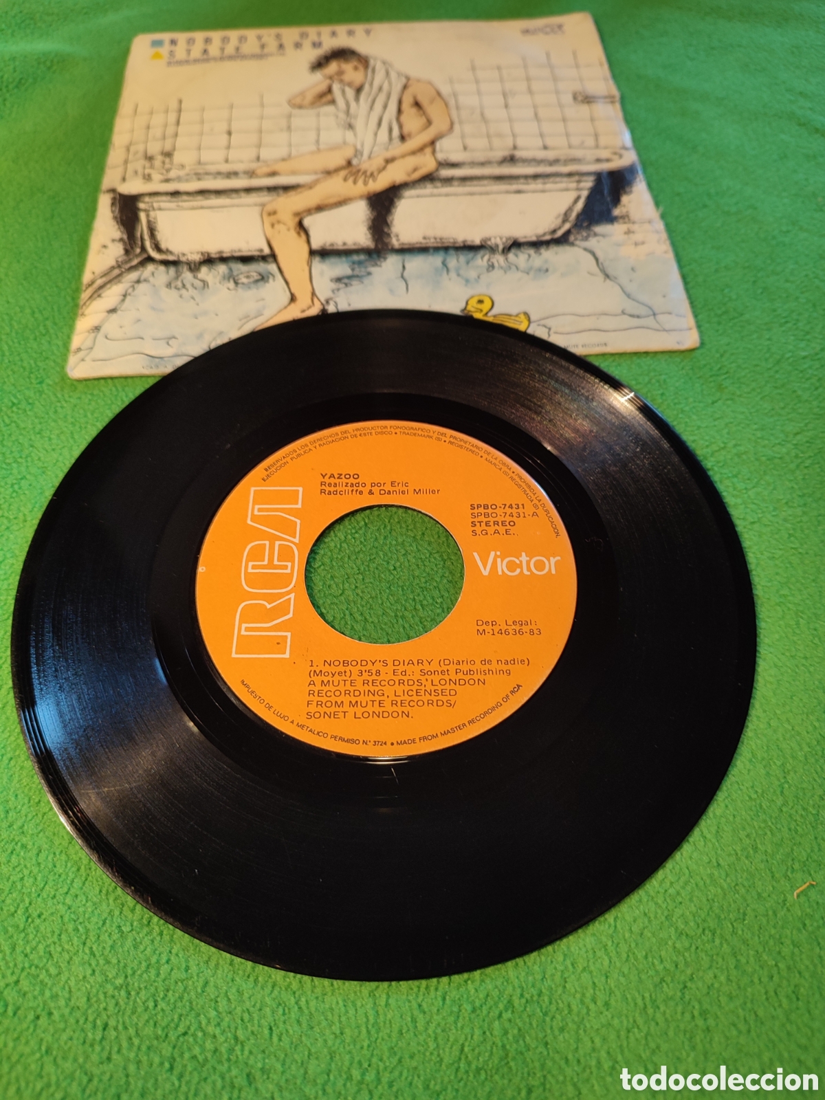 Discos de vinilo: Yazoo - Nobodys diary - Foto 2