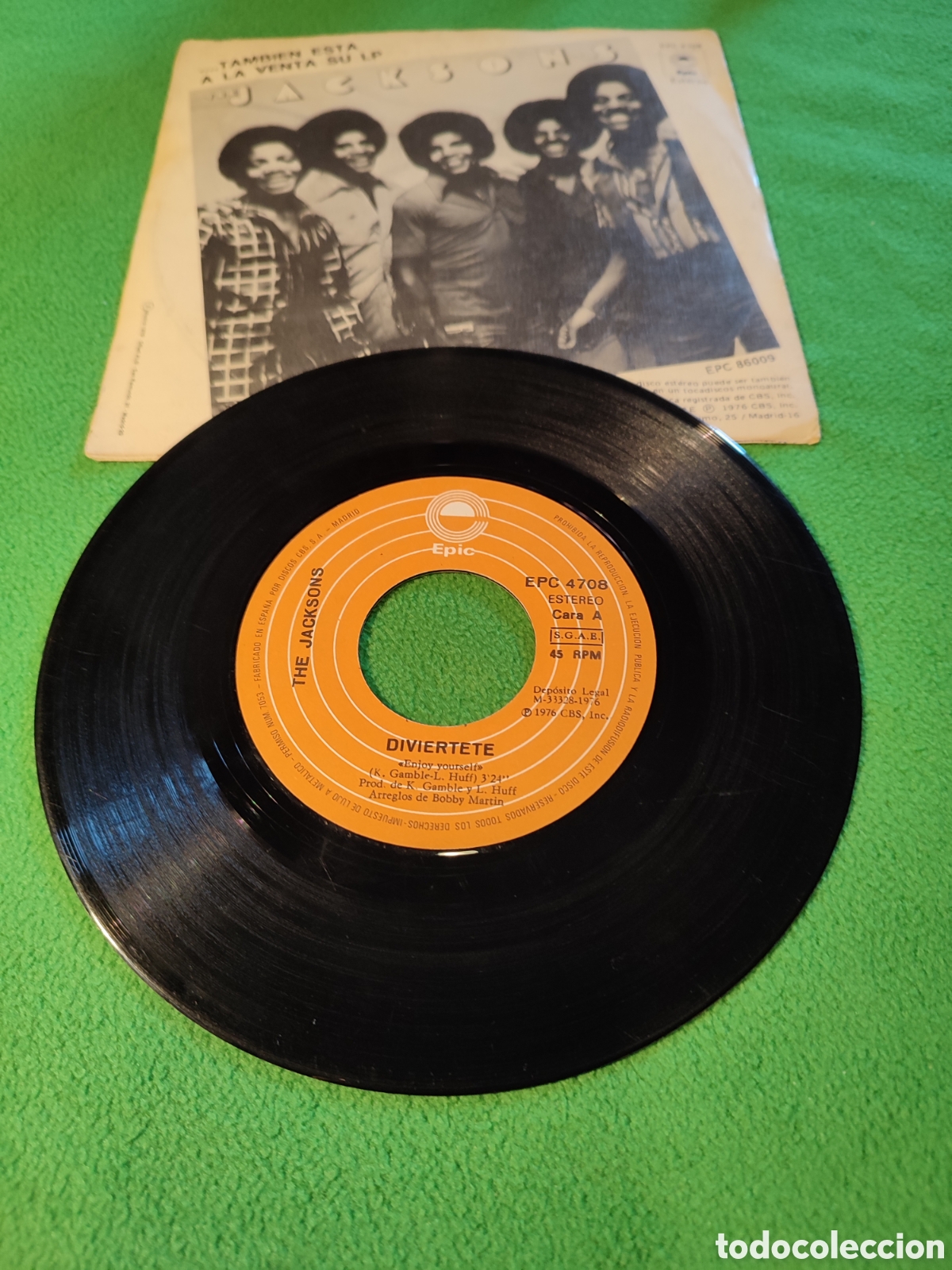 Discos de vinilo: The Jacksons - Divi&eacute;rtete - Foto 2