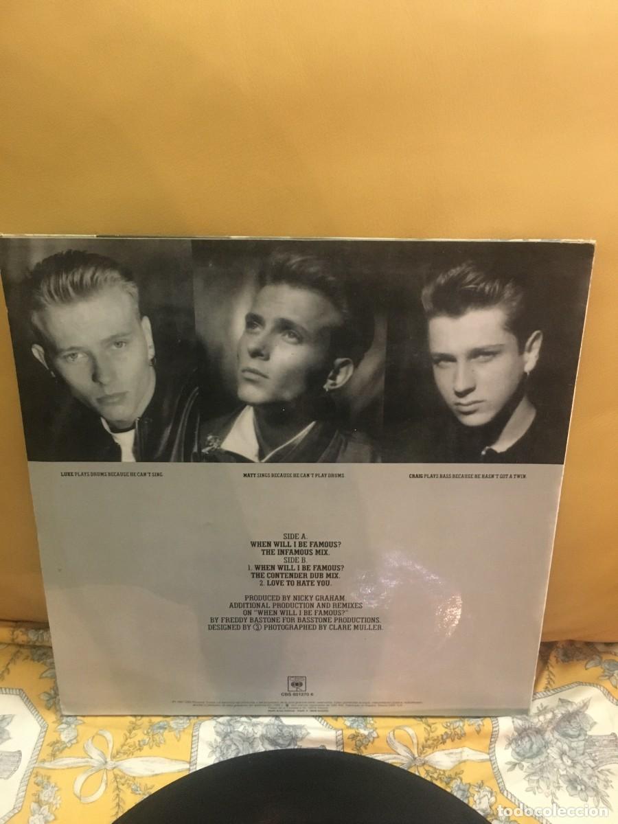 Discos de vinilo: Bros &lrm;&ndash; When Will I Be Famous? - Foto 2