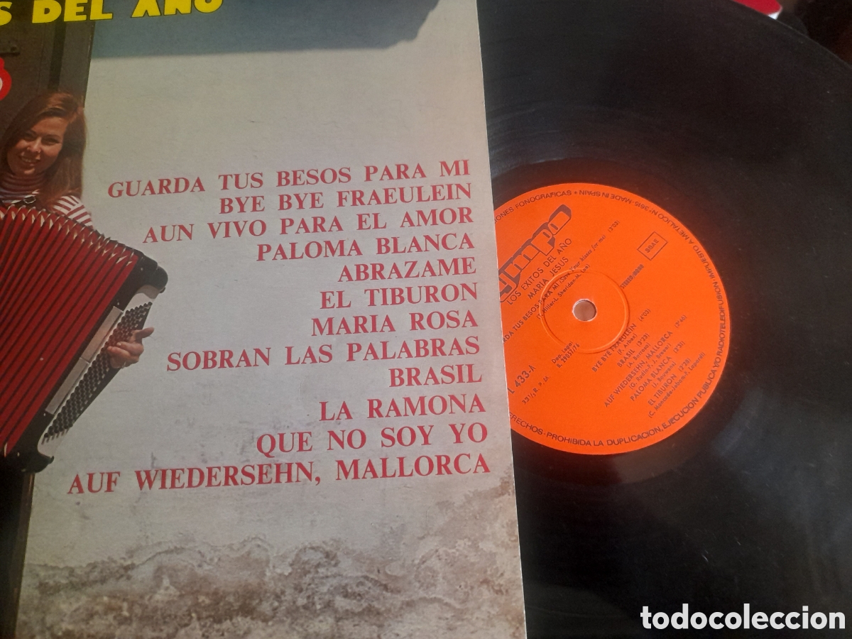 Discos de vinilo: Vinilo, Maria Jes&uacute;s, Los &eacute;xitos del a&ntilde;o - Foto 2