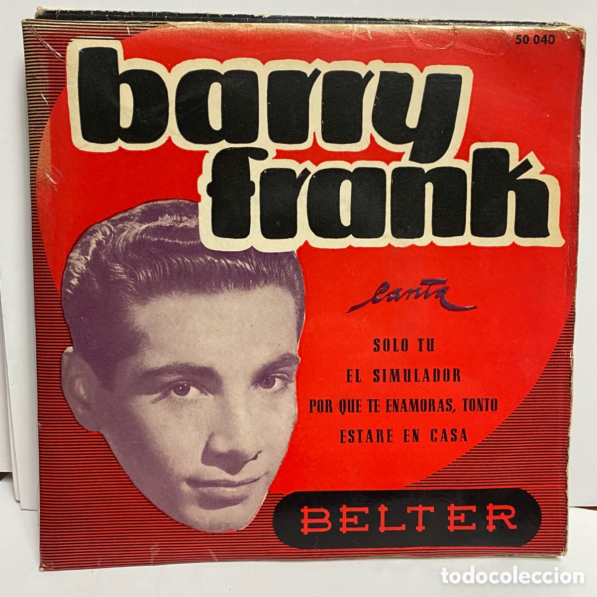 Discos de vinilo: Barry Frank - Canta: Solo Tu (7&rdquo;, EP) - Foto 1