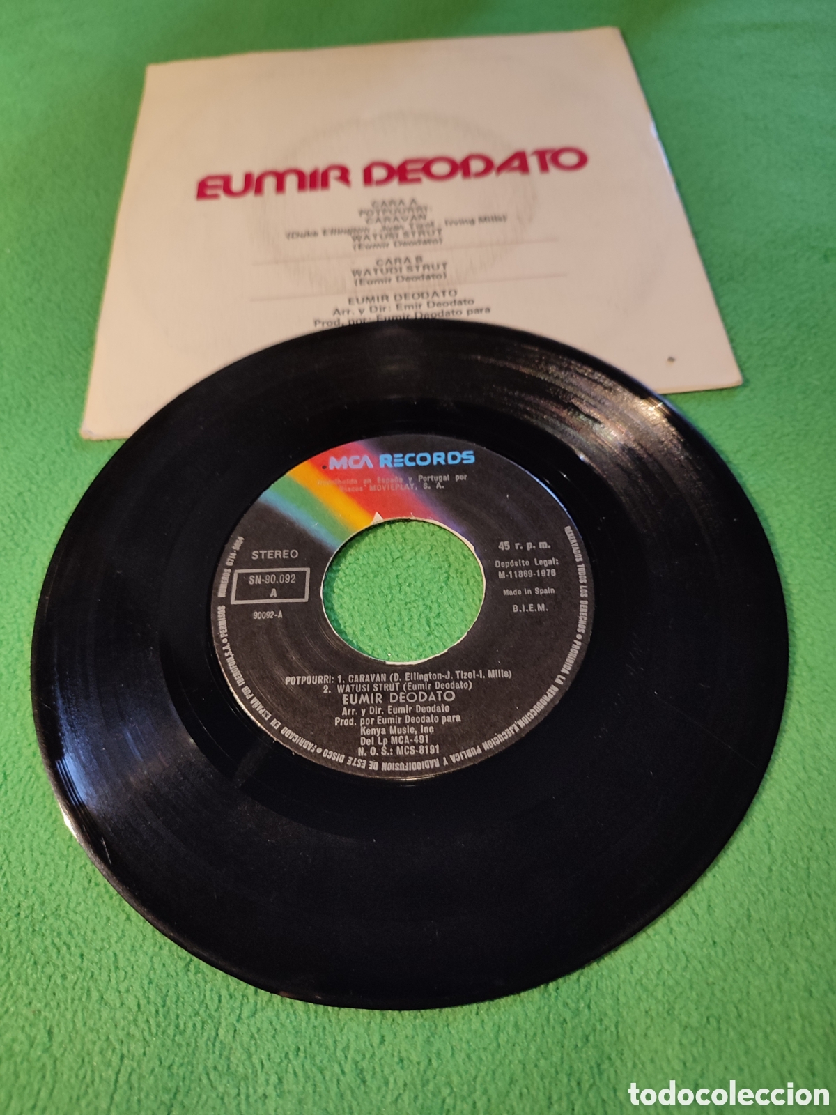 Discos de vinilo: Eumir Deodato - Caravan - Foto 2