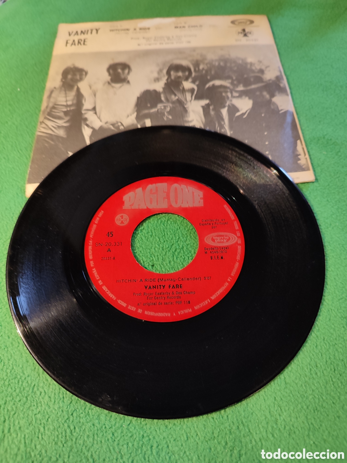 Discos de vinilo: Vanity Fare - Hitchin a ride - Foto 2