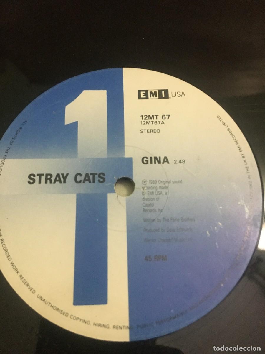 Discos de vinilo: Stray Cats &lrm;&ndash; Gina - Foto 2