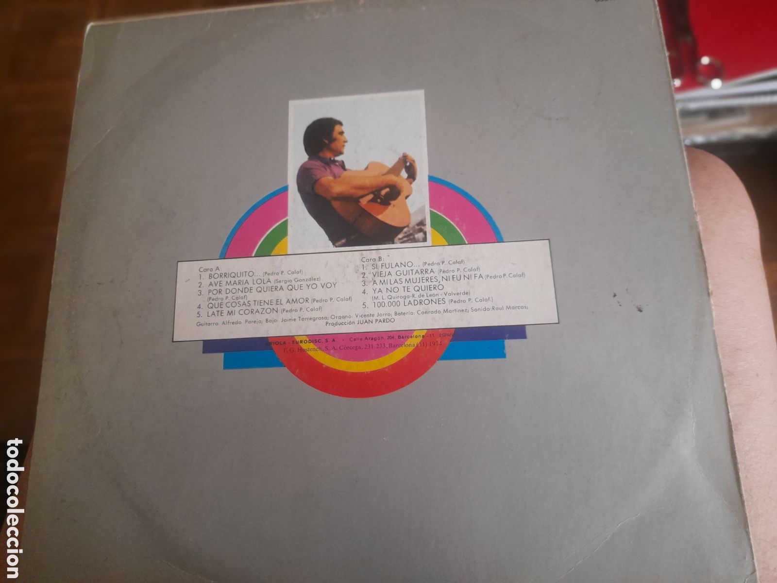 Discos de vinilo: Vinilo de Peret, borriquito - Foto 2