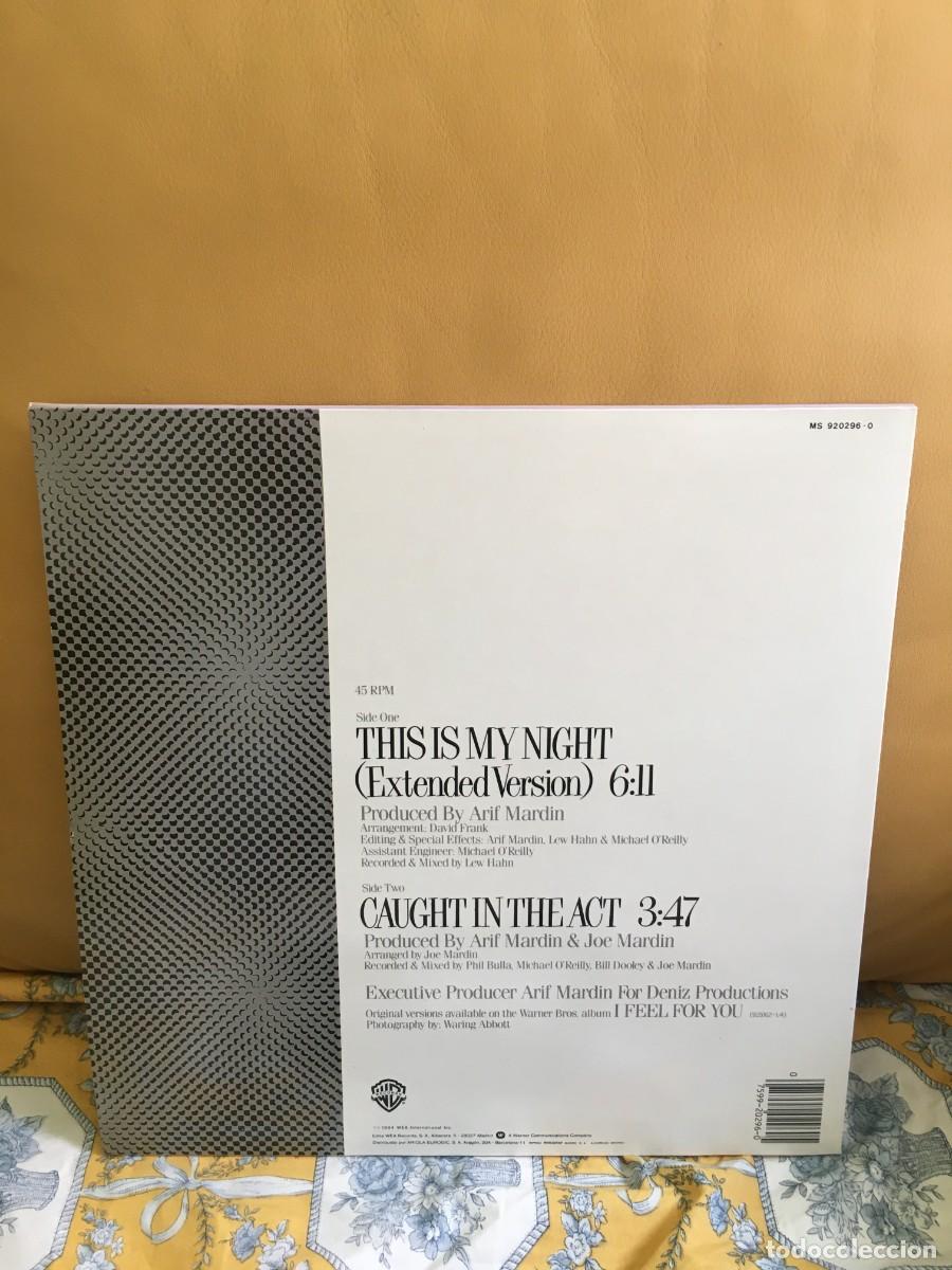 Discos de vinilo: Chaka Khan &lrm;&ndash; This Is My Night - Foto 2