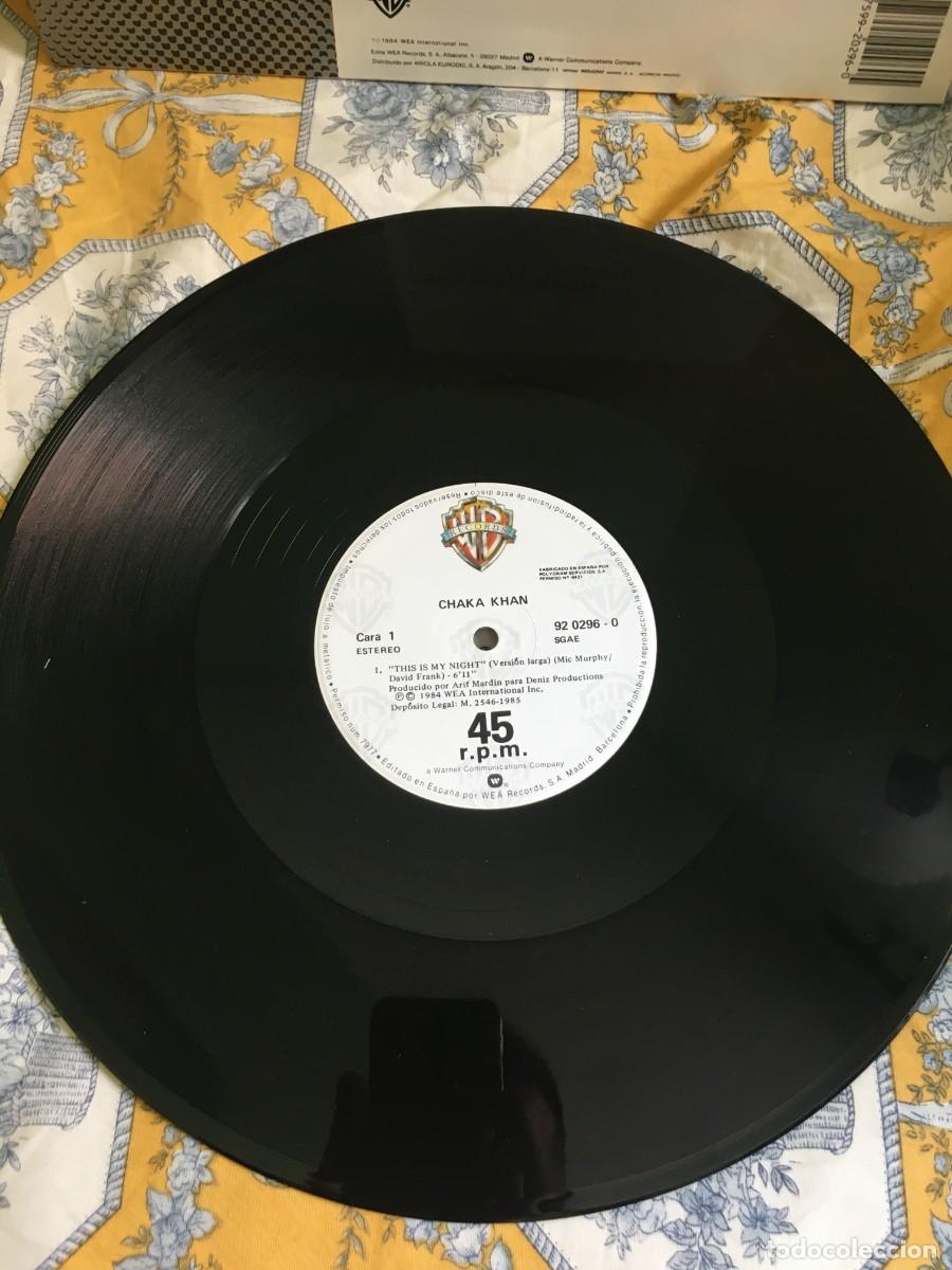 Discos de vinilo: Chaka Khan &lrm;&ndash; This Is My Night - Foto 3