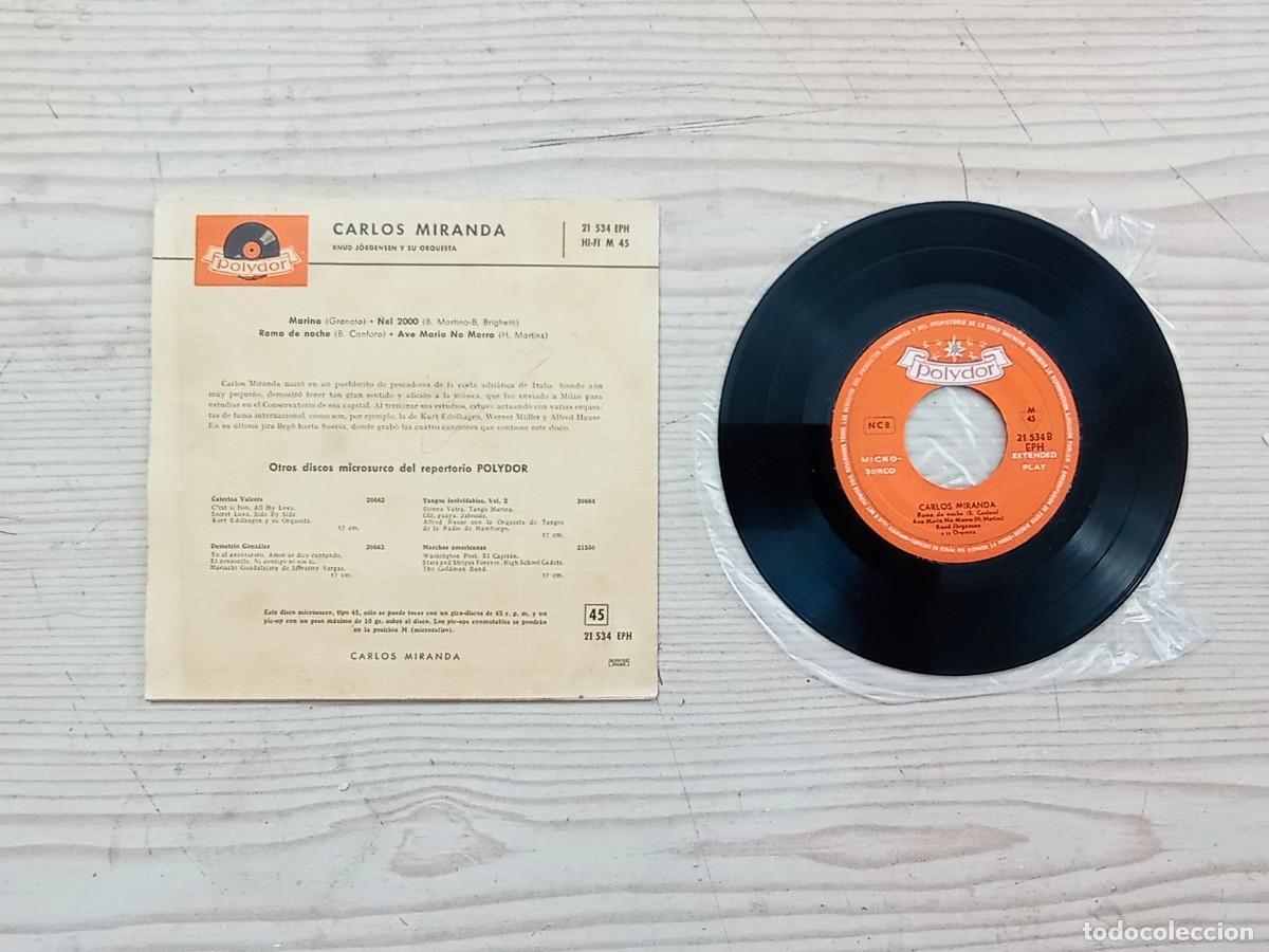 Discos de vinilo: Carlos Miranda - Marina - Nel 2000 - ETC... EP - Foto 2