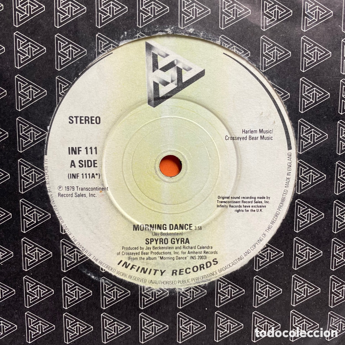 Discos de vinilo: Spyro Gyra - Morning Dance (7&rdquo;, Single) - Foto 1