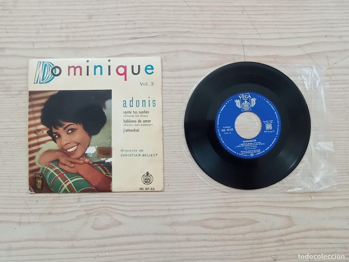 Discos de vinilo: Dominique - Adonis - Canta Tus Sue&ntilde;os - ETC... EP - Foto 1