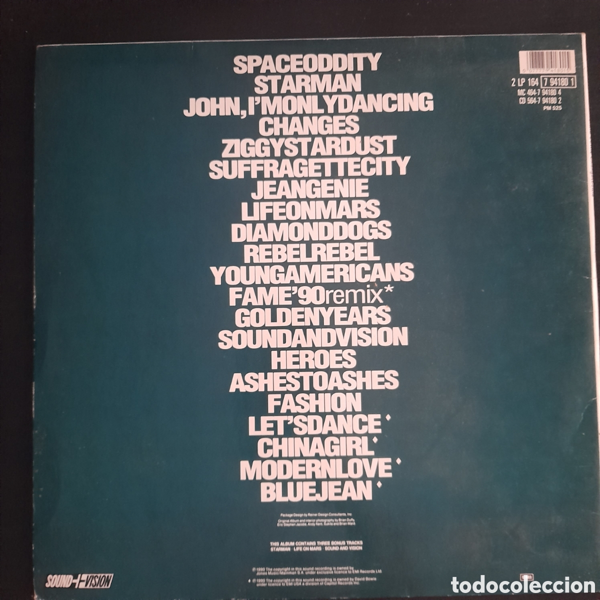 Discos de vinilo: David Bowie &ndash; Changes. 2 x Vinilo, LP, Compilation, Remastered, Gatefold 1990 Europa - Foto 2