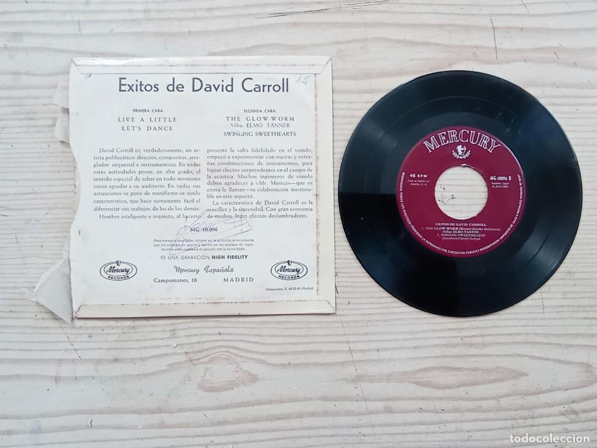 Discos de vinilo: Exitos De David Carrol - Live A Little - Let&acute;s Dance - ETC... EP - Foto 2
