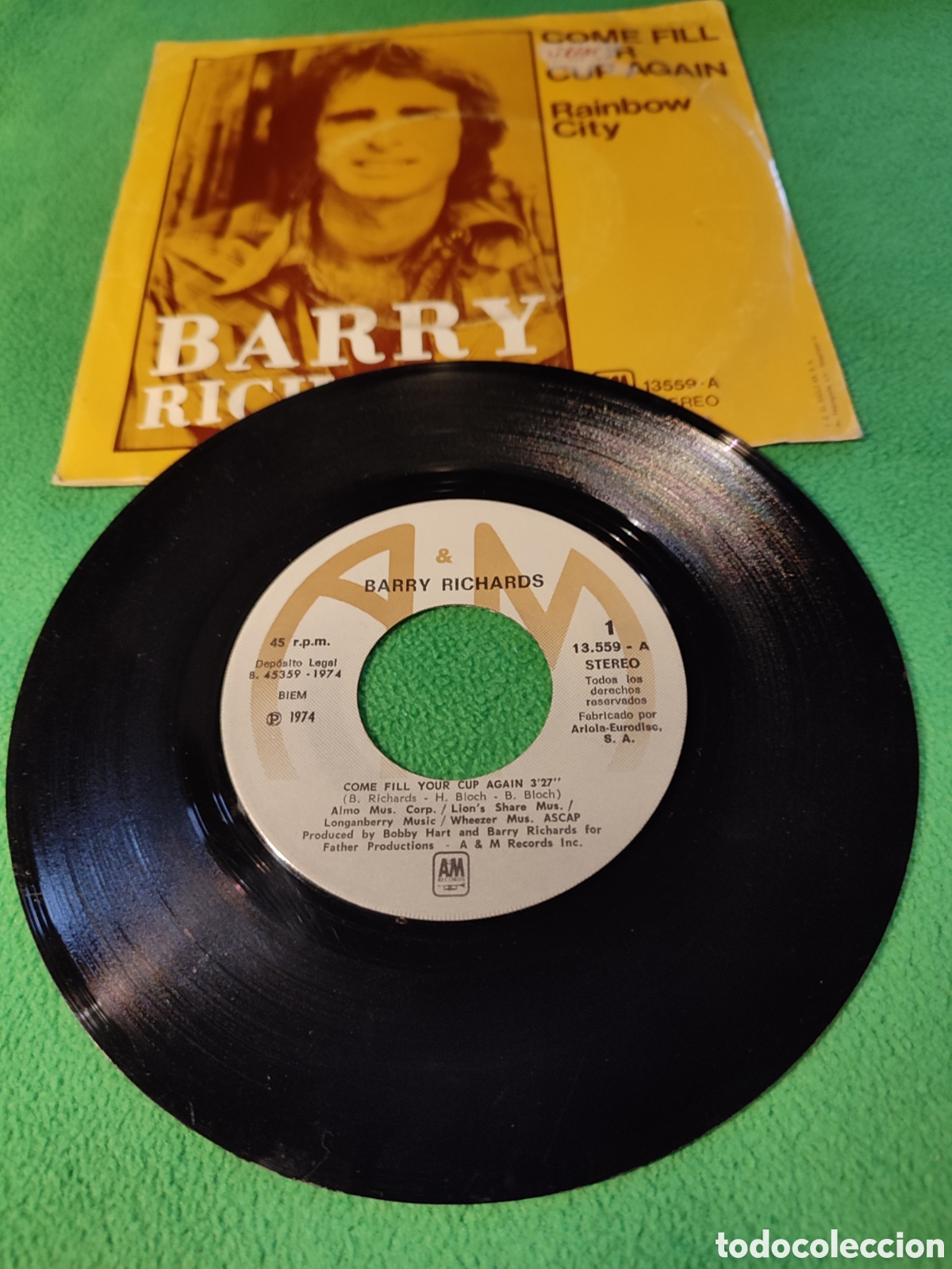 Discos de vinilo: Barry Richards - Come fill your cup again - Foto 2