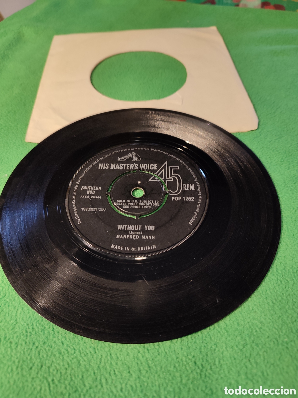 Discos de vinilo: Manfred Mann - 5-4-3-2-1 - Foto 2